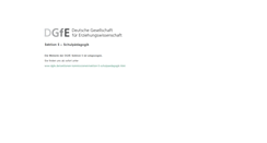 Desktop Screenshot of dgfe-sektion5.de